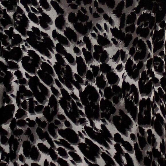 My Michelle Halter Top Blouse Sleeveless Bow Tie Animal Print Size M - Picture 11 of 11